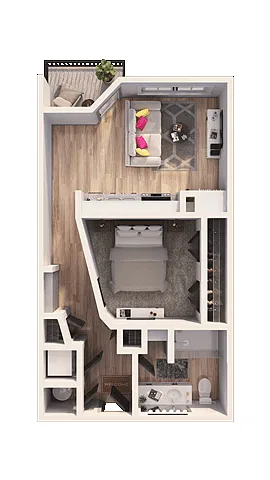 Floor plan S1B - Affordable