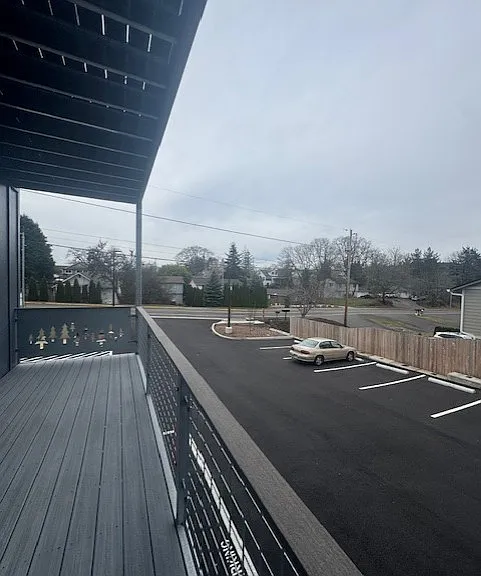 another view of parking lot