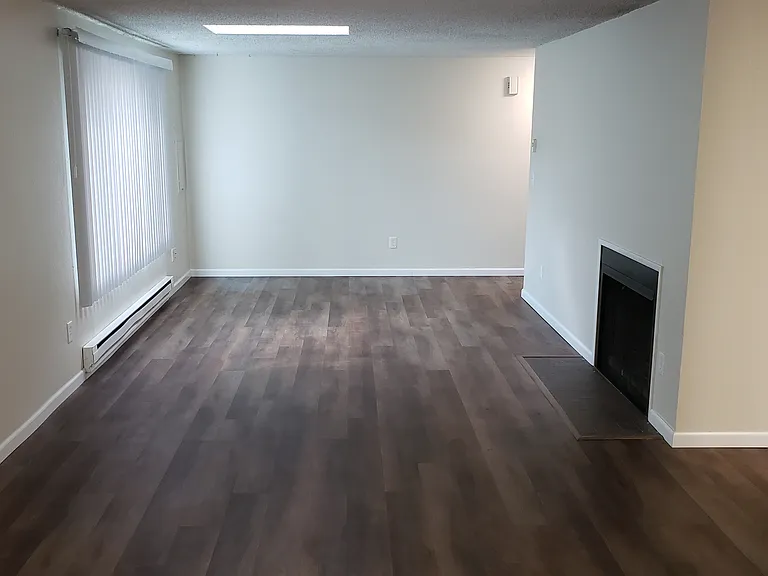 View of living room from dining area