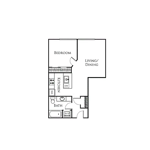 Floor plan A8- Income Restricted