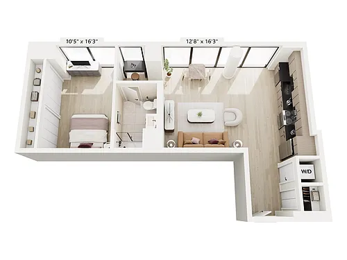 Floor plan 1B-4