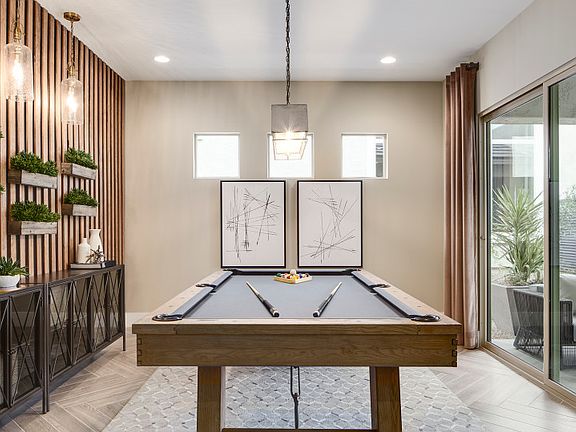 Quiet den with french doors