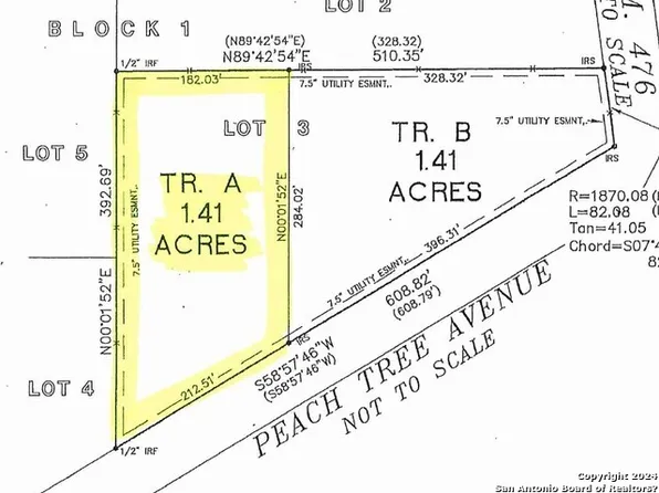 96 Peach Tree Ave LOT 3, Poteet, TX 78065