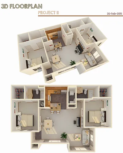 Floor plan 2br/2ba