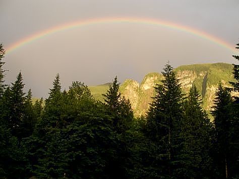 Rainbow taken from front porch