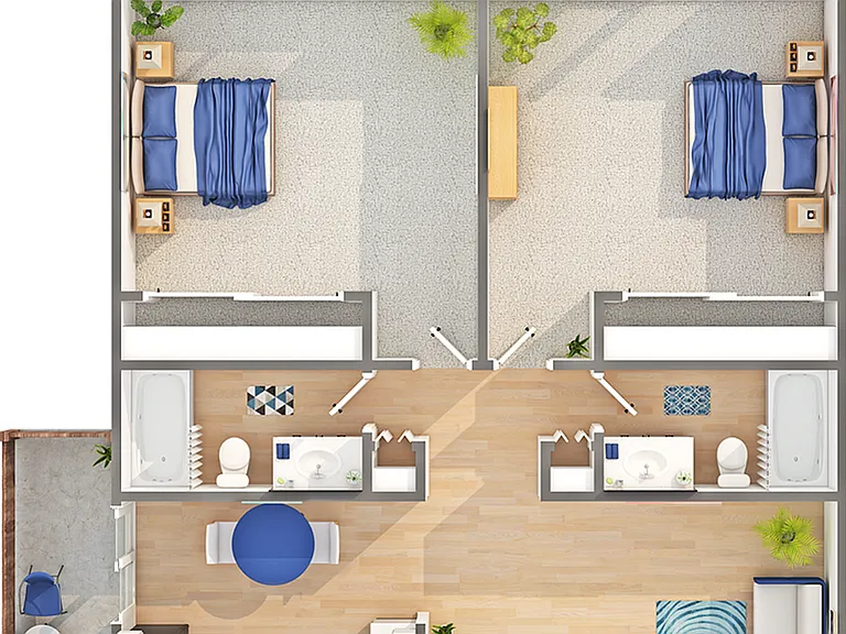 Maplecrest | 2-Bedroom Floorplan Maplecrest | 2-Bedroom Floorplan