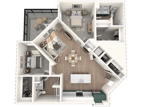 Floor plan B8
