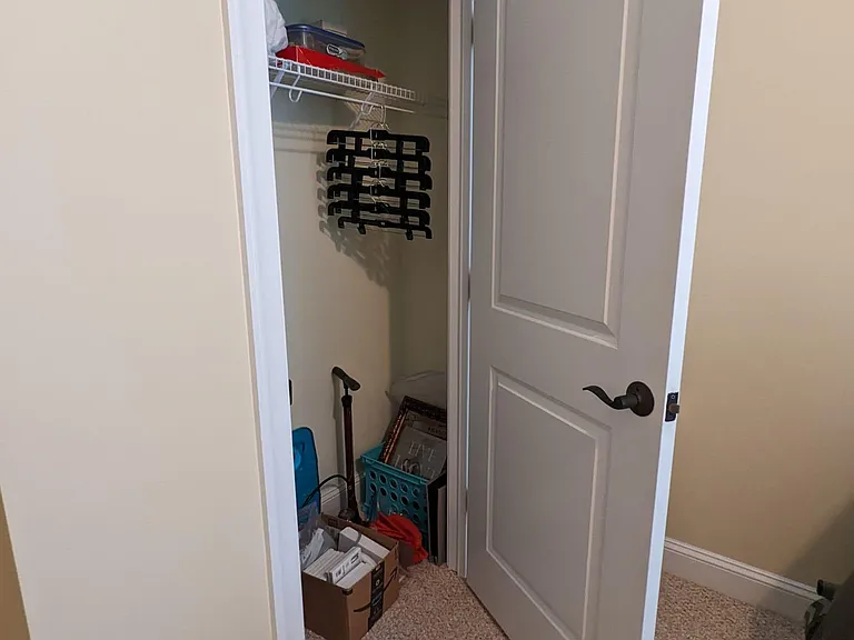 Guest bedroom closet.