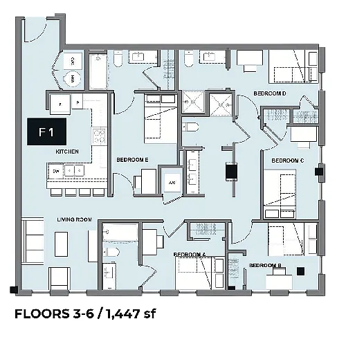 Floor plan F1