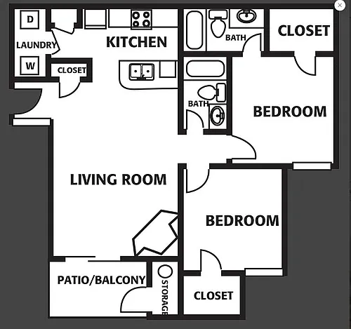 Floor plan 2AS