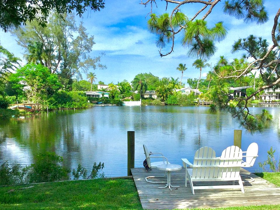 Backyard lakeside