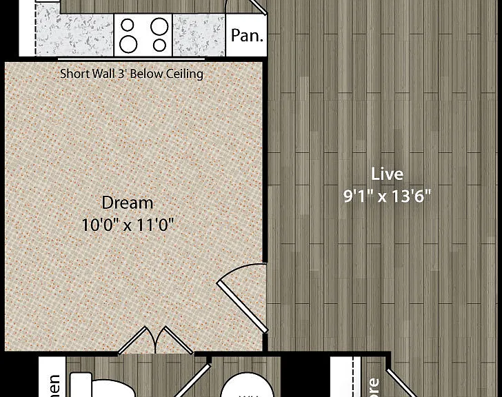 A3 floor plan Miro