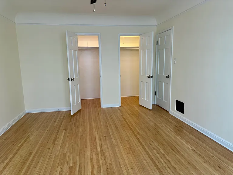 Plenty of closet space in the bedroom