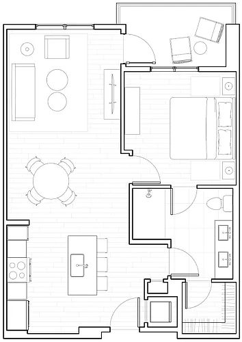 Floor plan A THREE