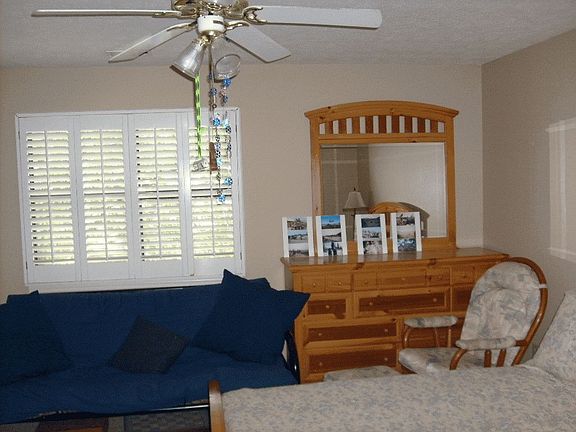 The two bedrooms are large with walk-in closets an