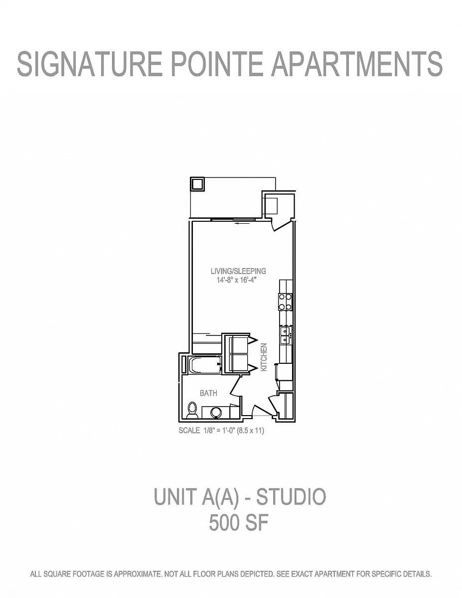 Floor plan Style A (ADA)