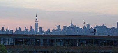 View of the skyline from the rooftop