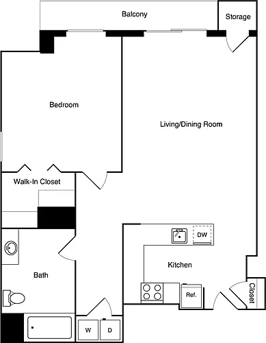 Floor plan Potomac