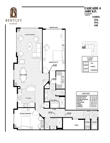 Floor plan Cascade 4