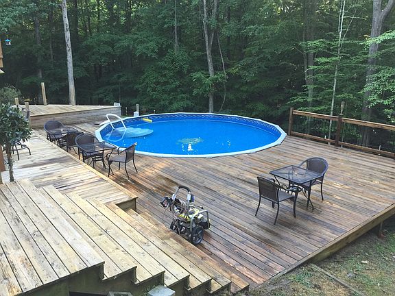 24' above ground salt pool