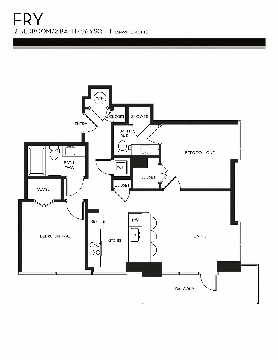 Floor plan Fry