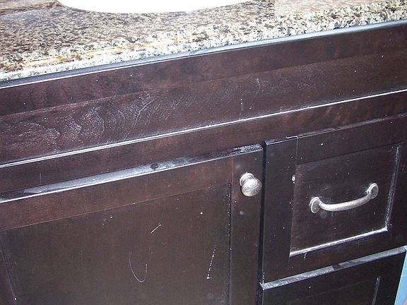 New bath vanities with granite