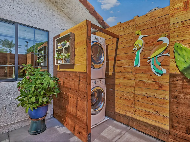 Tenants own washer and dryer