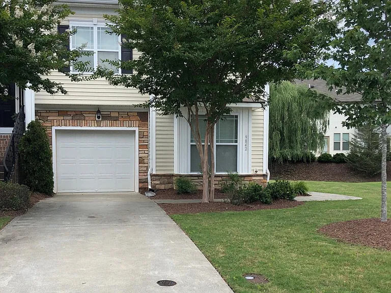 One Car Garage, private side entrance