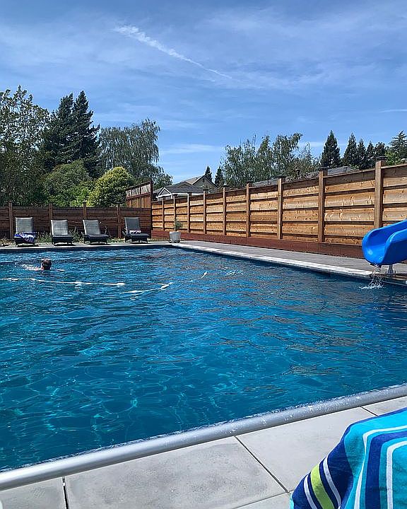 New pool with Baja edge