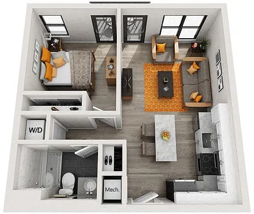 Floor plan Canal