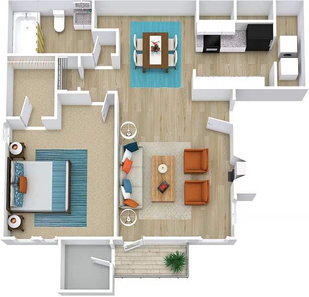 Floor plan The Bur Oak