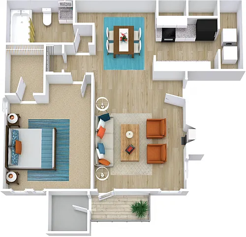 Floor plan The Bur Oak