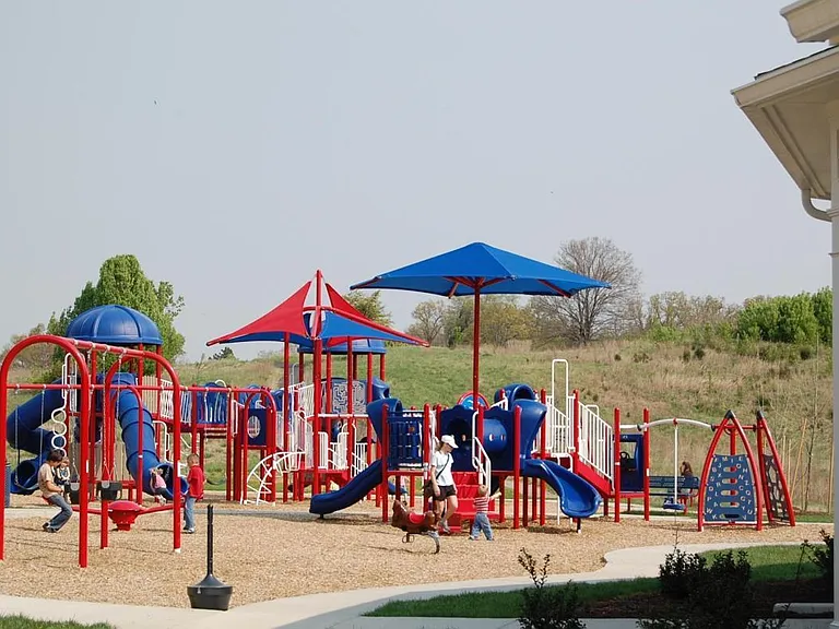 One of two large play areas in our Oak Park Neighborhood. This one is located behind our beautiful resident community center.