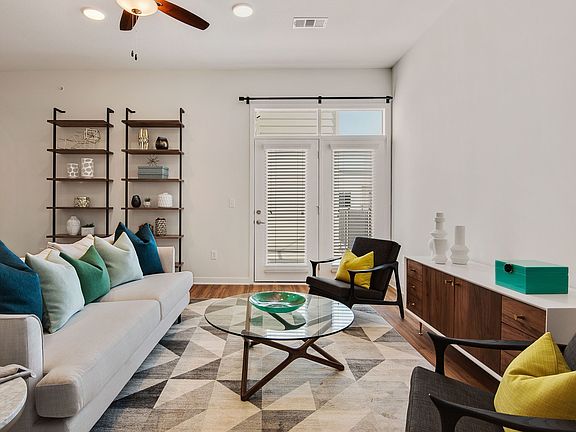 Spacious Living Room - Two Bedroom Design