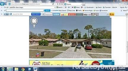 Front view of duplex 2633 Kinnon Drive
						:
						http://www.satelliteviews.net/my-house.htm
Closeup to be viewed at this website