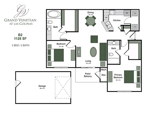 Floor plan B2