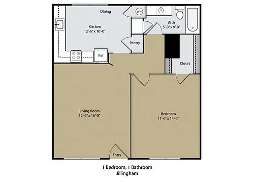 Floor plan Jillingham