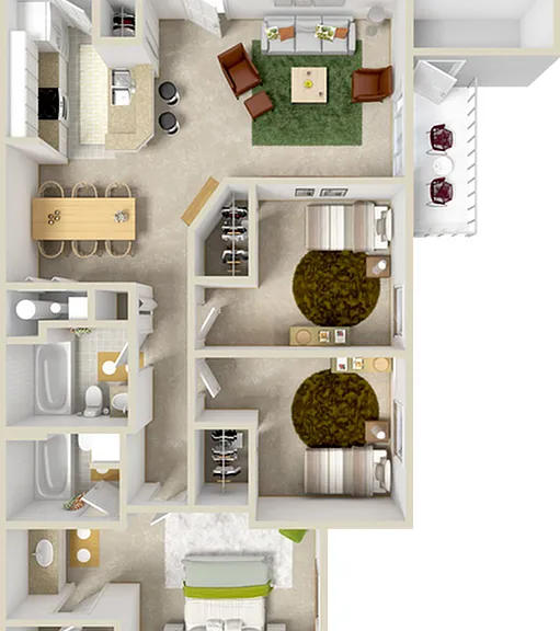 Bayberry - 3 Bed Floor Plan Bayberry - 3 Bed Floor Plan