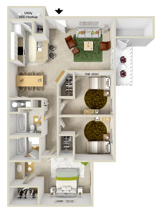 Floor plan Berry