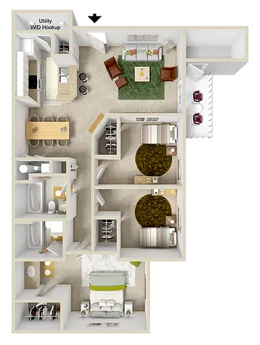 Floor plan Berry