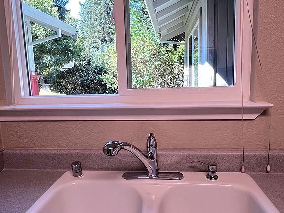 Kitchen sink and window