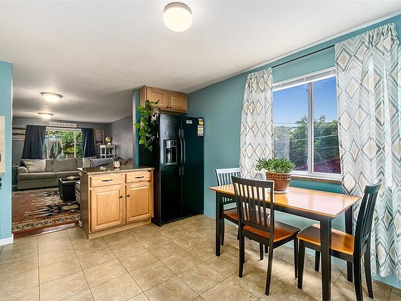Kitchen open to the living room