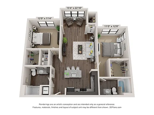 Floor plan B1 Flex