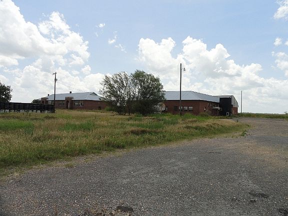 Brick building with new metal rood