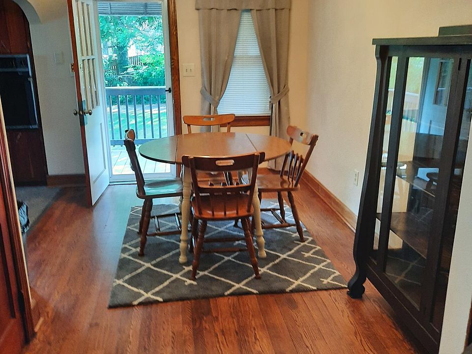 Dining Room with view of deck.