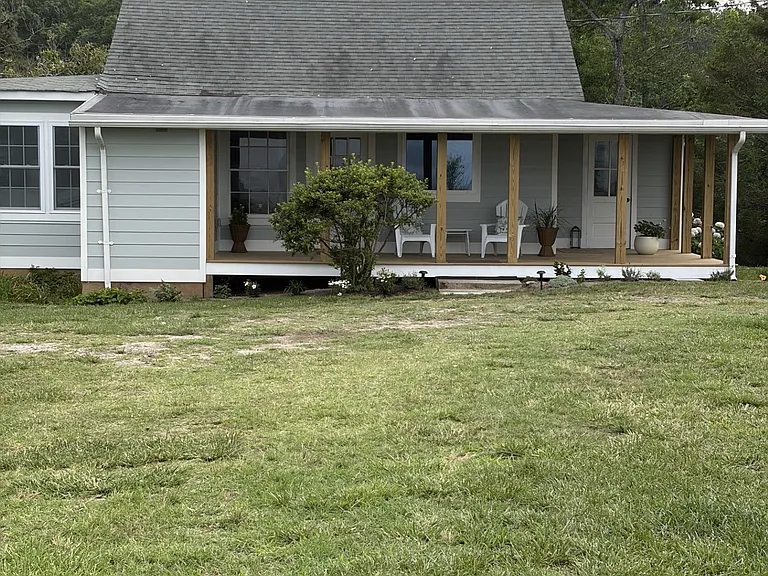 Front of cottage