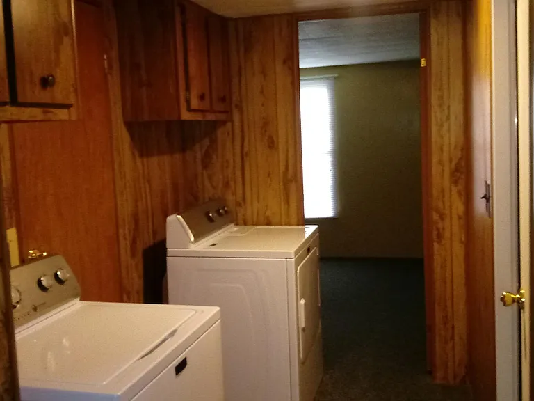 Newer washer and dryer included