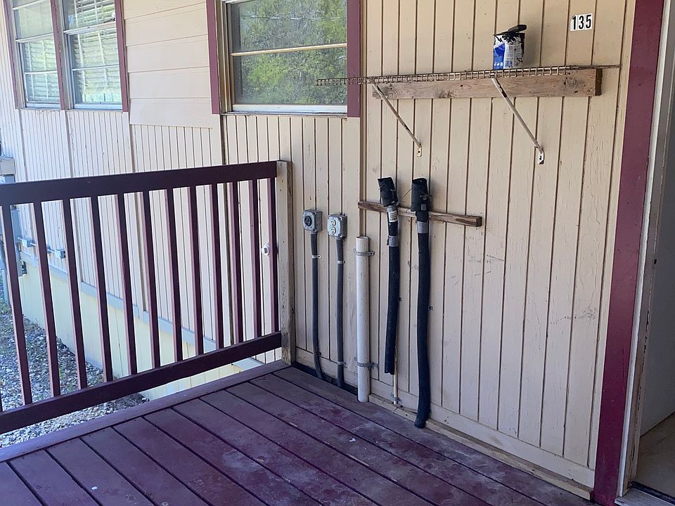 Back porch and washer/dryer connections