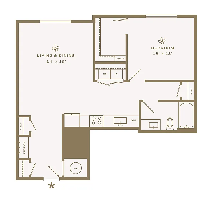 Floor plan Oak