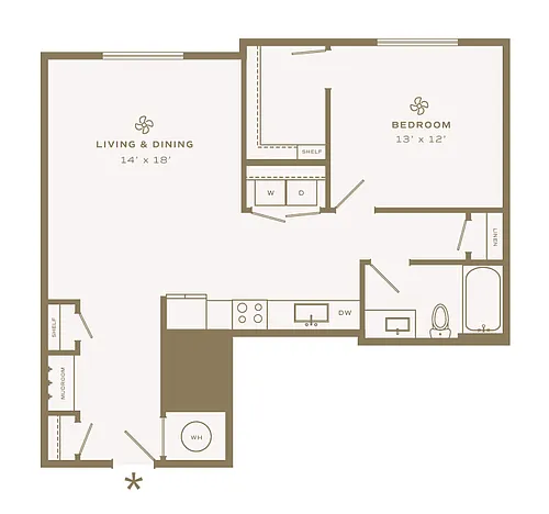 Floor plan Oak